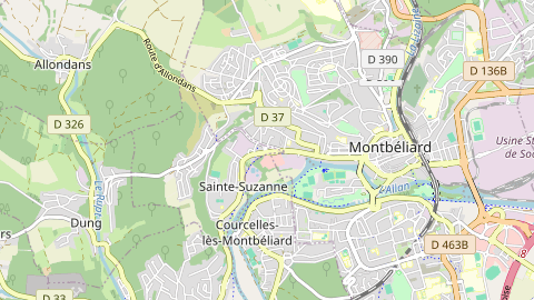 Carte de localisation de l'évènement