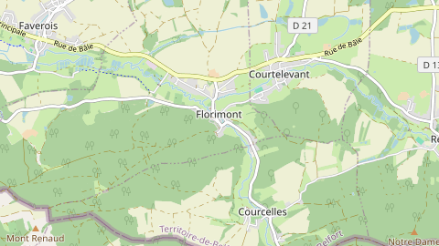 Carte de localisation de l'évènement