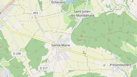 Carte de localisation de l'évènement