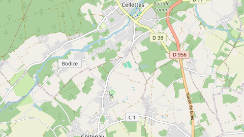 Carte de localisation de l'évènement