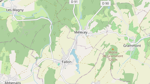 Carte de localisation de l'évènement