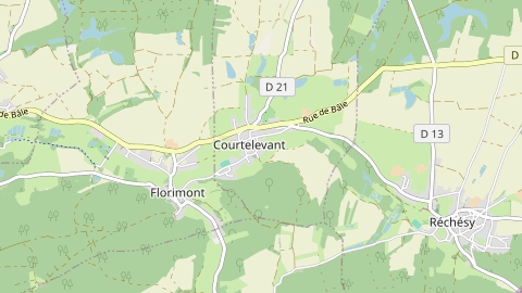 Carte de localisation de l'évènement