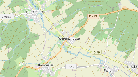 Carte de localisation de l'évènement
