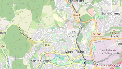 Carte de localisation de l'évènement