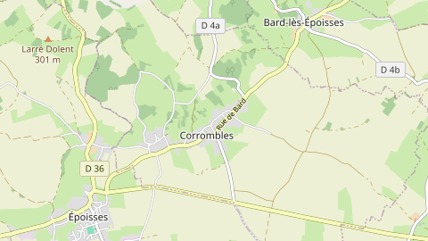 Carte de localisation de l'évènement