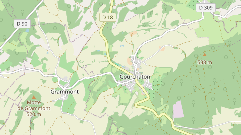 Carte de localisation de l'évènement