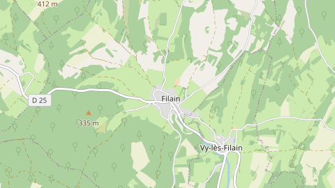 Carte de localisation de l'évènement