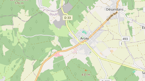 Carte de localisation de l'évènement