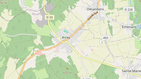 Carte de localisation de l'évènement