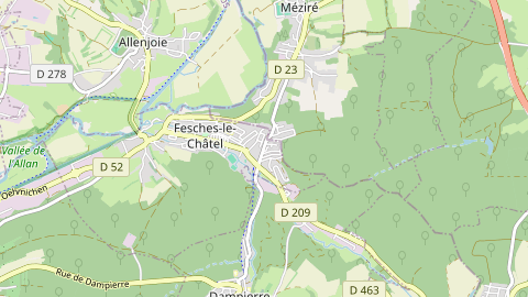 Carte de localisation de l'évènement