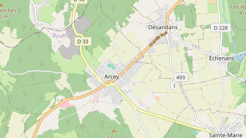 Carte de localisation de l'évènement