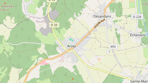 Carte de localisation de l'évènement