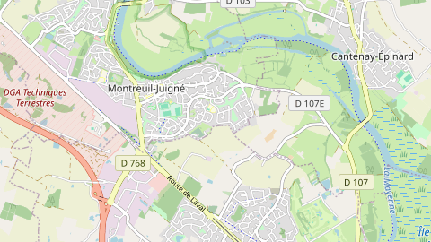 Carte de localisation de l'évènement