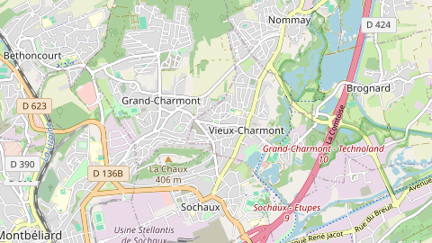Carte de localisation de l'évènement