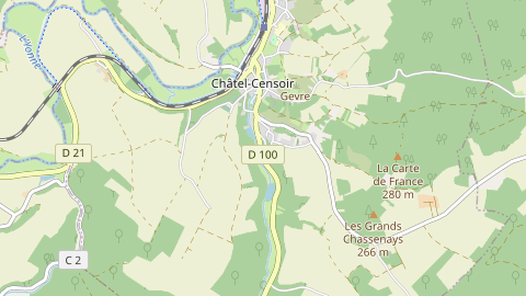 Carte de localisation de l'évènement