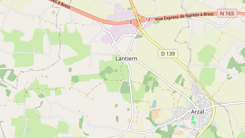 Carte de localisation de l'évènement