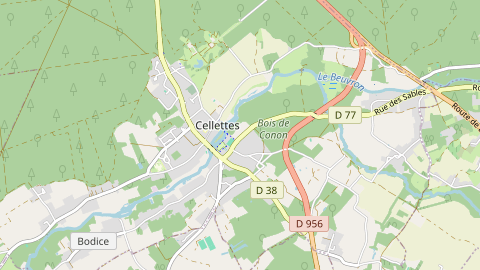 Carte de localisation de l'évènement