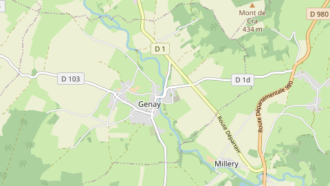 Carte de localisation de l'évènement