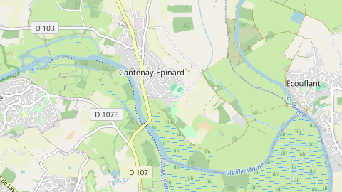Carte de localisation de l'évènement