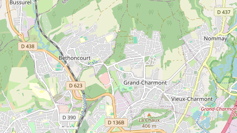 Carte de localisation de l'évènement