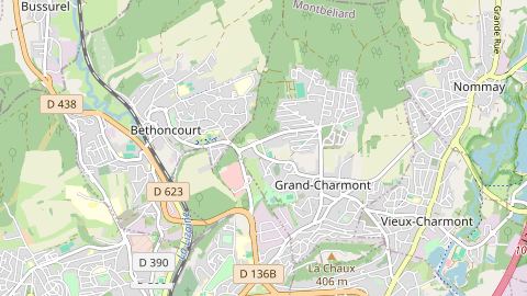 Carte de localisation de l'évènement