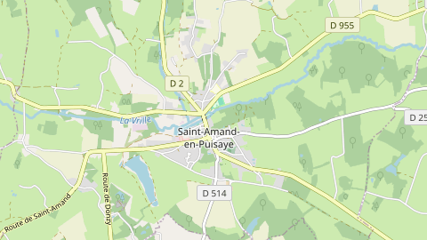 Carte de localisation de l'évènement