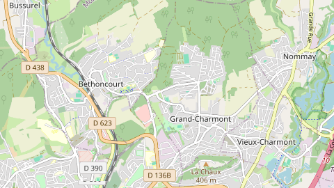 Carte de localisation de l'évènement