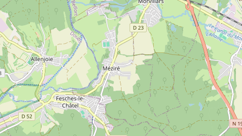 Carte de localisation de l'évènement