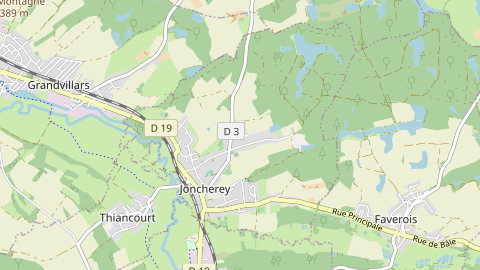 Carte de localisation de l'évènement