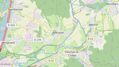 Carte de localisation de l'évènement