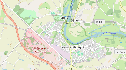 Carte de localisation de l'évènement