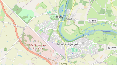 Carte de localisation de l'évènement