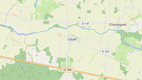 Carte de localisation de l'évènement