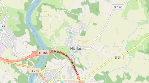 Carte de localisation de l'évènement