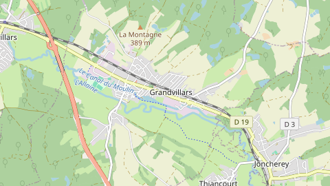 Carte de localisation de l'évènement