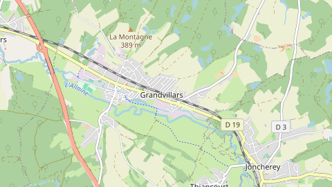 Carte de localisation de l'évènement