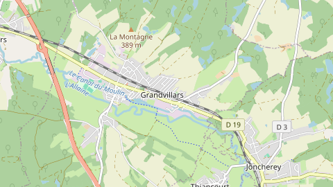 Carte de localisation de l'évènement