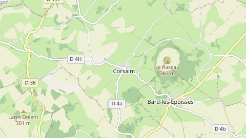 Carte de localisation de l'évènement