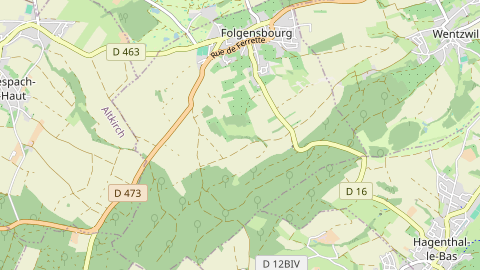 Carte de localisation de l'évènement