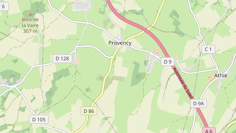 Carte de localisation de l'évènement