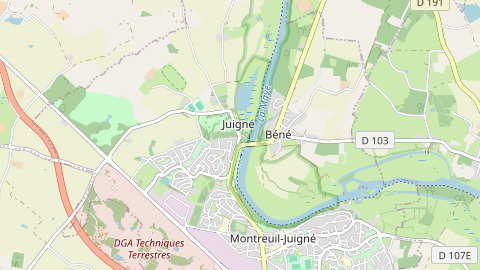 Carte de localisation de l'évènement