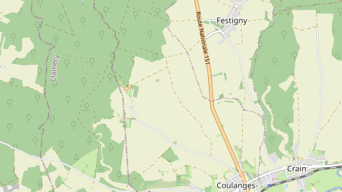 Carte de localisation de l'évènement