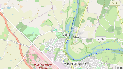 Carte de localisation de l'évènement