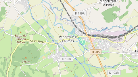 Carte de localisation de l'évènement