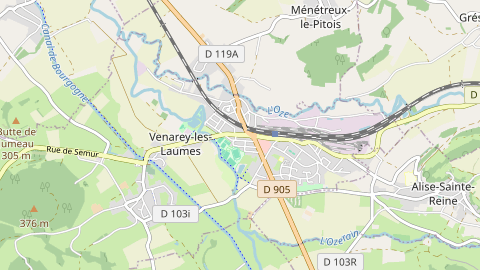 Carte de localisation de l'évènement