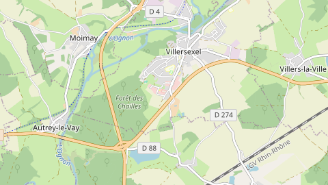 Carte de localisation de l'évènement