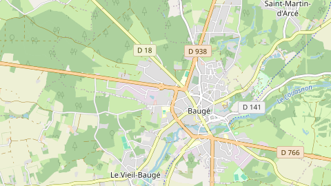 Carte de localisation de l'évènement