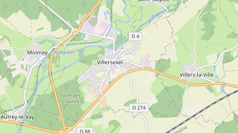 Carte de localisation de l'évènement