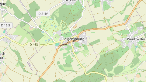 Carte de localisation de l'évènement