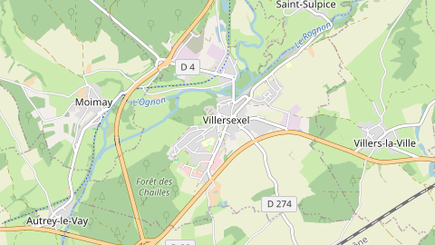 Carte de localisation de l'évènement